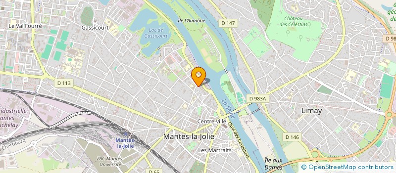 localisation de l'entreprise CHALLANGE ET MARKETING COMMUNICATION à MANTES-LA-JOLIE