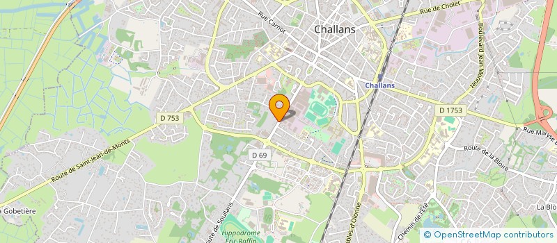 localisation de l'entreprise CHALLANS HARDCORE PRODUCTIONS à CHALLANS