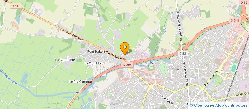 localisation de l'entreprise CHALLANS LIBERTE à SALLERTAINE