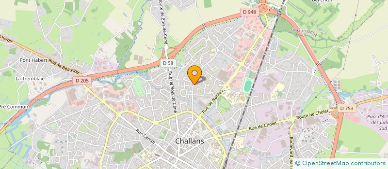 localisation de l'entreprise CHALLANS POIDS LOURDS à CHALLANS