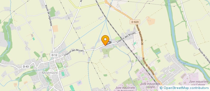 localisation de l'entreprise CHALLENG'IMMO  MIREMONT