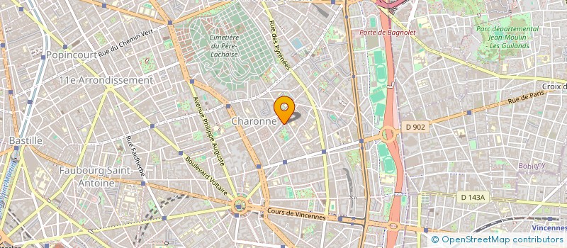 localisation de l'entreprise CHALLENGE 2003  PARIS