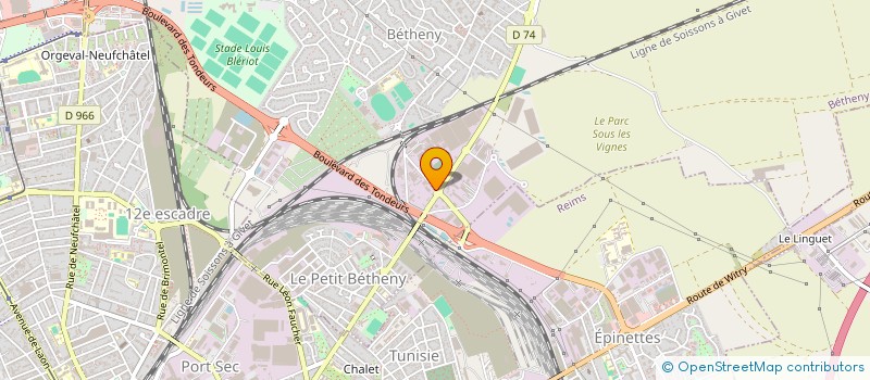 localisation de l'entreprise CHALLENGE à BETHENY