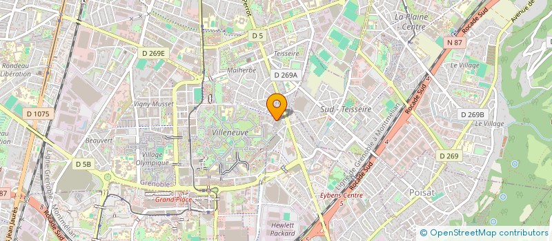 localisation de l'entreprise CHALLENGE  GRENOBLE