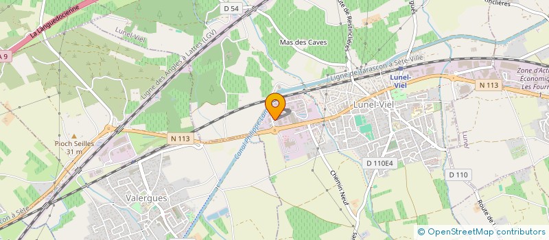 localisation de l'entreprise CHALLENGE  LUNEL-VIEL