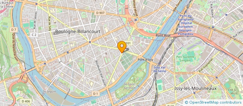 localisation de l'entreprise CHALLENGE AUTOMOBILES  BOULOGNE-BILLANCOURT