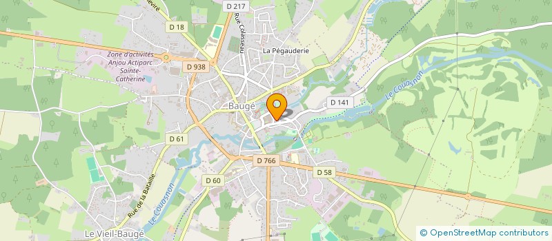 localisation de l'entreprise CHALLENGE CANTONAL DES RETRAITES DU BAUGEOIS  BAUGE-EN-ANJOU