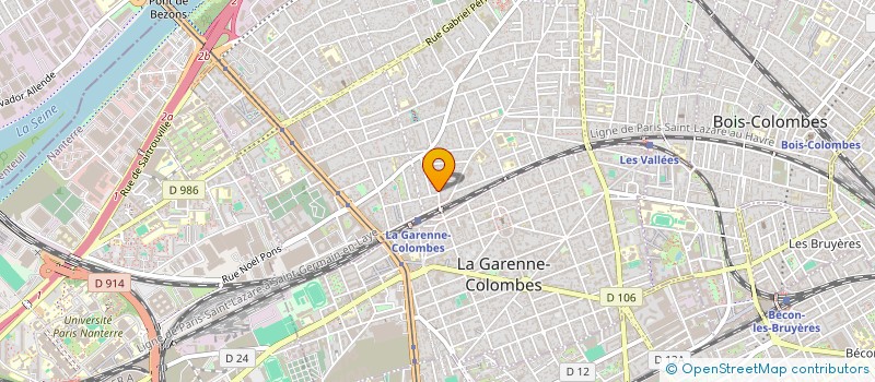 localisation de l'entreprise CHALLENGE COURSE à COLOMBES
