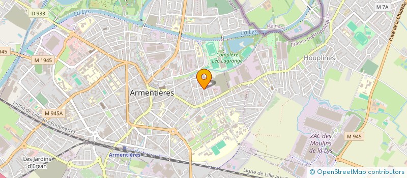 localisation de l'entreprise CHALLENGE DE CARTOGRAPHIE ET NAVIGATION DES HAUTS DE FRANCE à ARMENTIERES
