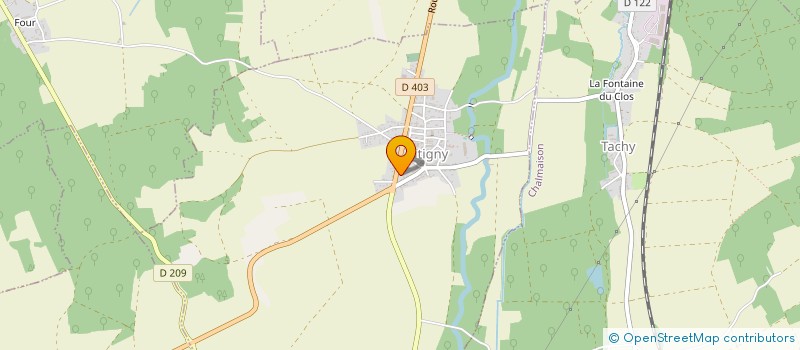 localisation de l'entreprise CHALLENGE DES CHASSEURS DE FRANCE 77  JUTIGNY