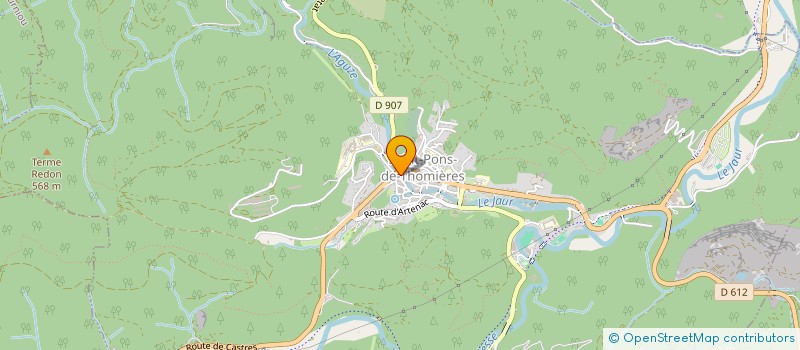 localisation de l'entreprise CHALLENGE DU HAUT LANGUEDOC  SAINT-PONS-DE-THOMIERES