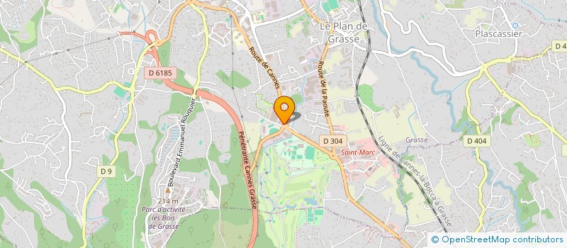 localisation de l'entreprise CHALLENGE FAMILY FRANCE  GRASSE