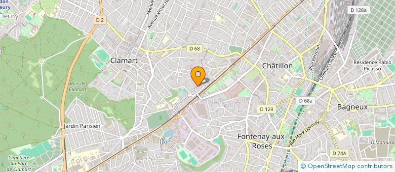 localisation de l'entreprise CHALLENGE HABITAT à CHATILLON