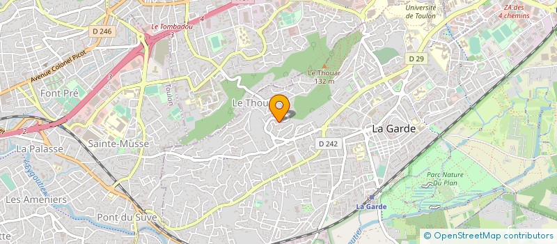 localisation de l'entreprise CHALLENGE INVEST  LA GARDE