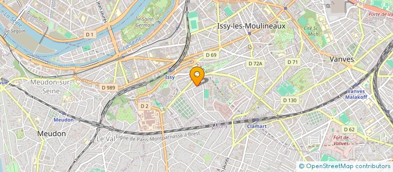 localisation de l'entreprise CHALLENGE PRODUCTION à ISSY-LES-MOULINEAUX
