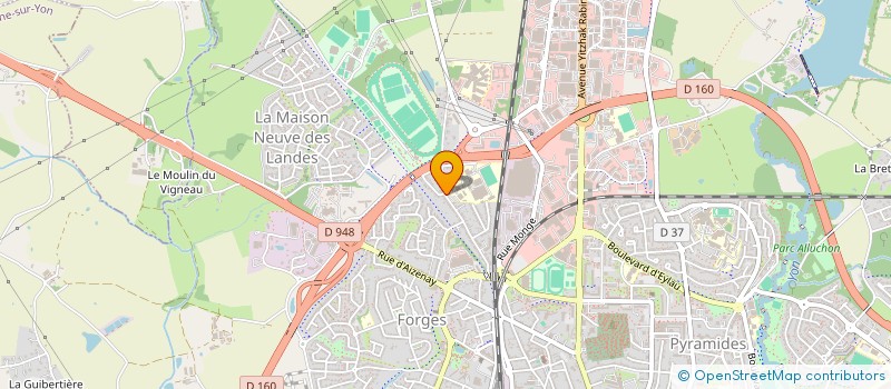 localisation de l'entreprise CHALLENGE SAINT LOUIS à LA ROCHE-SUR-YON