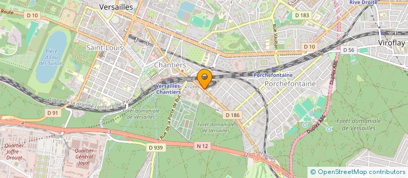 localisation de l'entreprise CHALLENGE TECH INTERNATIONAL à VERSAILLES