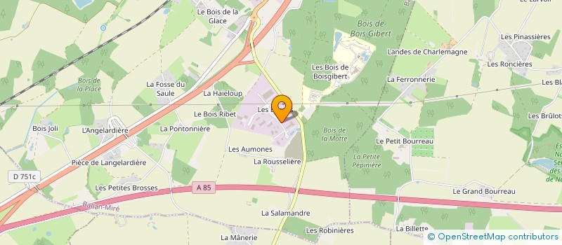 localisation de l'entreprise CHALLENGE TRANSPORTS à BALLAN-MIRE