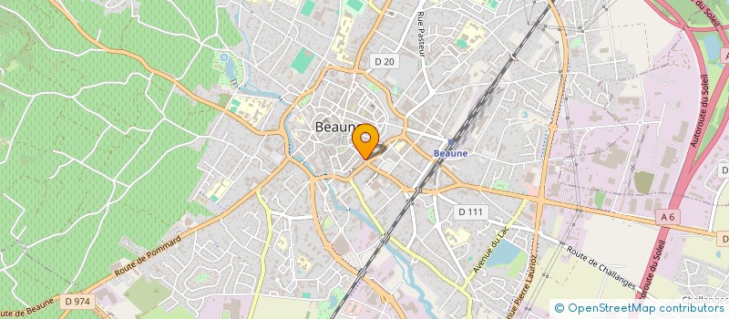 localisation de l'entreprise CHALLENGER 2019 à BEAUNE