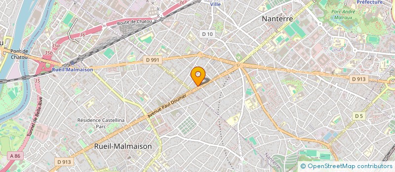 localisation de l'entreprise CHALLENGER  NANTERRE