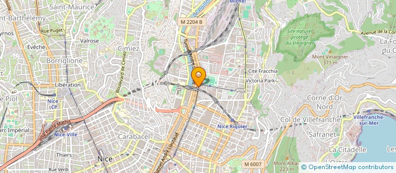 localisation de l'entreprise CHALLENGER à NICE