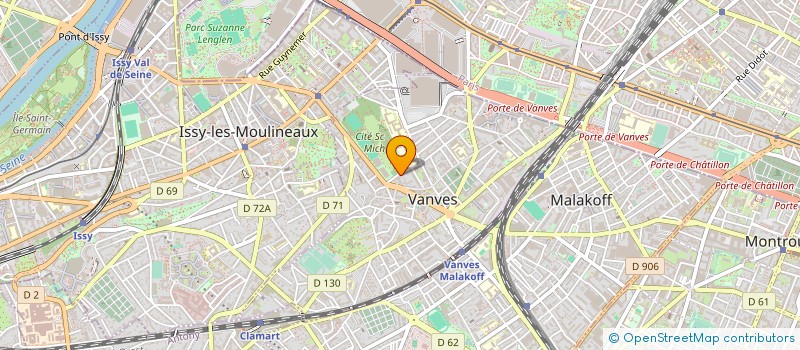 localisation de l'entreprise CHALLENGER CLUB à VANVES
