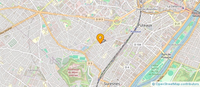localisation de l'entreprise CHALLENGER'S à SURESNES