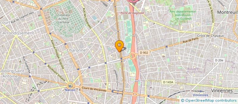 localisation de l'entreprise CHALLENGER'S  PARIS