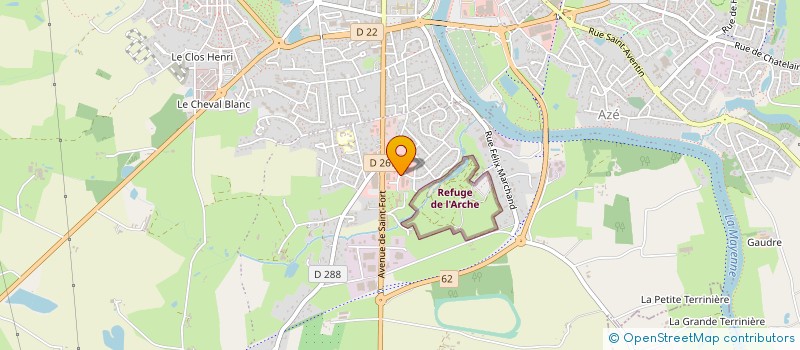 localisation de l'entreprise CHALLENGER'S DISTRIBUTION  CHATEAU-GONTIER-SUR-MAYENNE