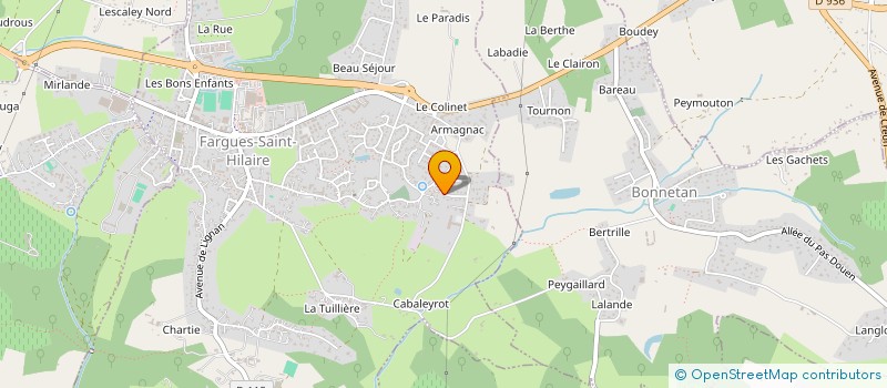 localisation de l'entreprise CHALLENGES  FARGUES-SAINT-HILAIRE