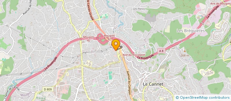 localisation de l'entreprise CHALLENGES AND EVENTS ORGANISATION  MOUGINS