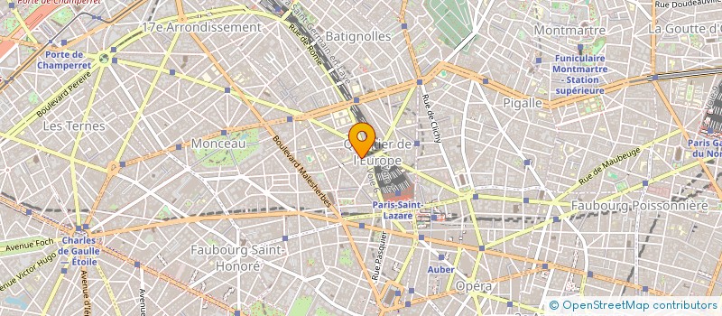 localisation de l'entreprise CHALLENGES PROD  PARIS