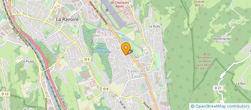 localisation de l'entreprise CHALLES CONTROLE TECHNIQUE à SAINT-JEOIRE-PRIEURE