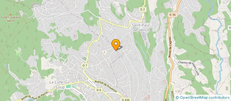 localisation de l'entreprise CHALLOS - HAUT  VENCE