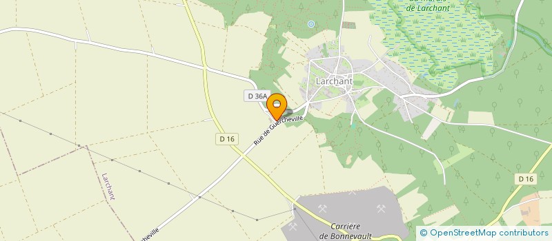 localisation de l'entreprise CHALMA  LARCHANT