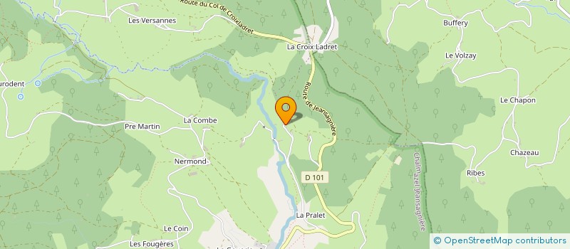 localisation de l'entreprise CHALMATRAIL  CHALMAZEL-JEANSAGNIERE