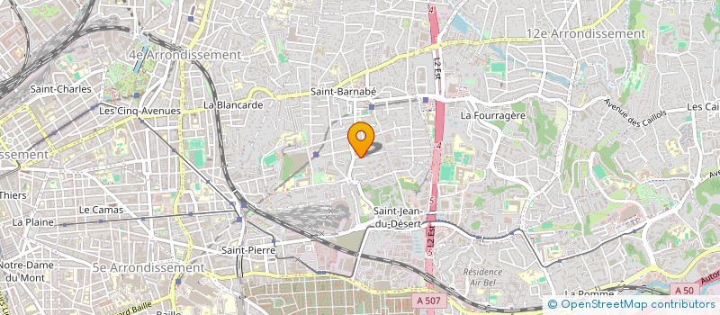 localisation de l'entreprise CHALMAX à MARSEILLE