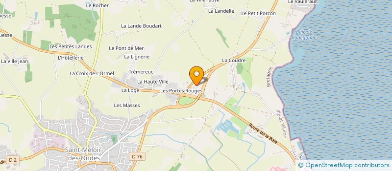localisation de l'entreprise CHALMEL REMY  SAINT-MELOIR-DES-ONDES