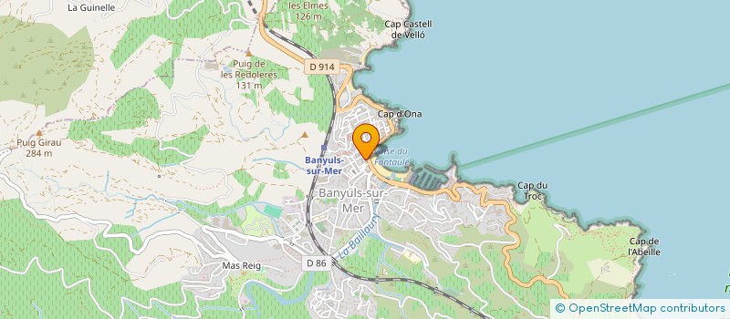 localisation de l'entreprise CHALMEY & FILS  BANYULS-SUR-MER