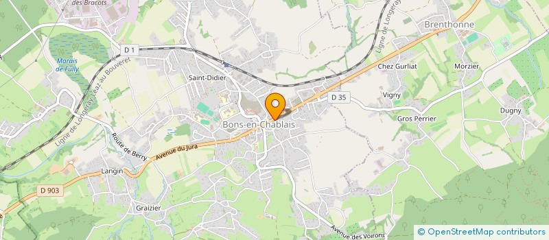 localisation de l'entreprise CHALMEY RACINE  SAINT FRANCOIS