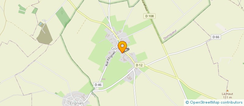 localisation de l'entreprise CHALMIN BERTRAND & LAURE  GORENFLOS