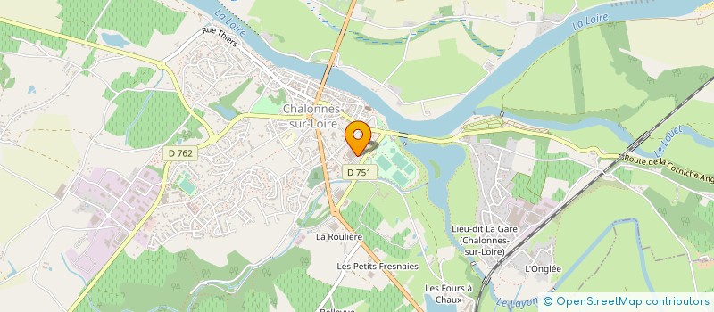 localisation de l'entreprise CHALODIS à CHALONNES-SUR-LOIRE