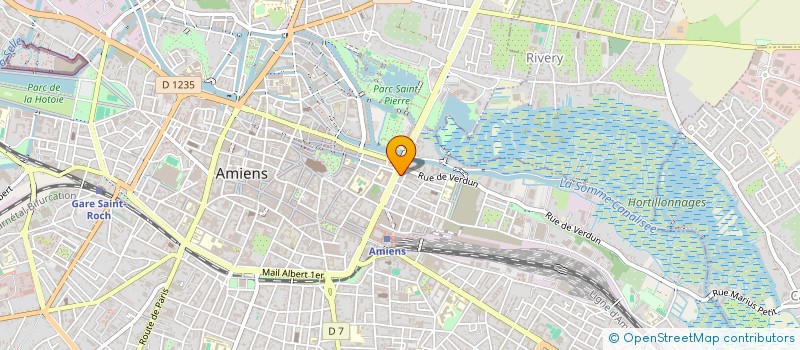 localisation de l'entreprise CHALOM à AMIENS