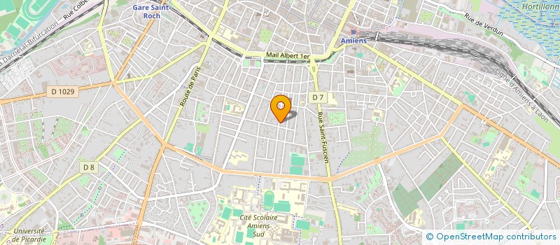 localisation de l'entreprise CHALOME  AMIENS