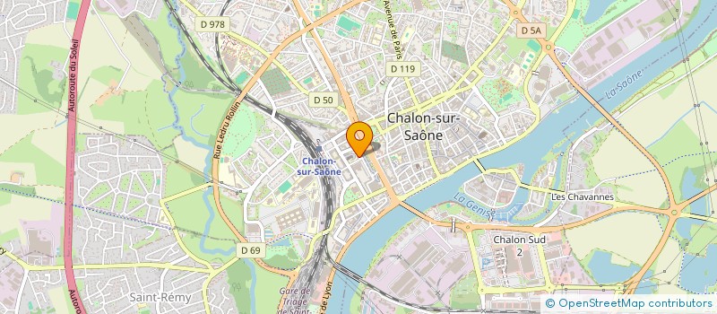 localisation de l'entreprise CHALON AIKIDO à CHALON-SUR-SAONE