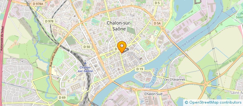 localisation de l'entreprise CHALON BIERE NOUVELLE EN ABREGE C.B.N. à CHALON-SUR-SAONE