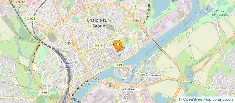 localisation de l'entreprise CHALON DANS LA RUE à CHALON-SUR-SAONE