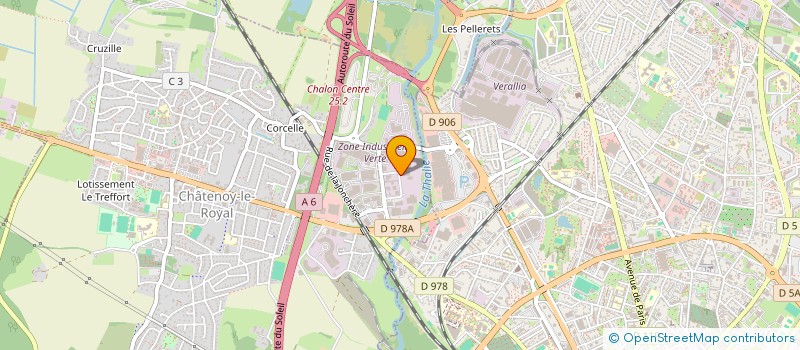 localisation de l'entreprise CHALON ENCHERES - CHALON ESTIMATIONS à CHATENOY-LE-ROYAL