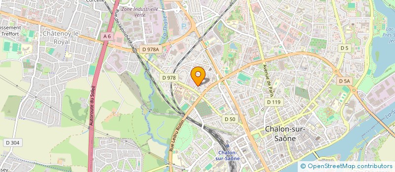 localisation de l'entreprise CHALON FEMINA à CHALON-SUR-SAONE