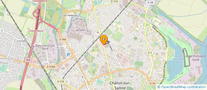 localisation de l'entreprise CHALON NORD DEV à CHALON-SUR-SAONE